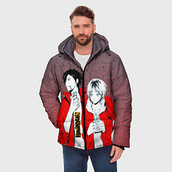 Куртка зимняя мужская Haikyu!!!, цвет: 3D-черный — фото 2