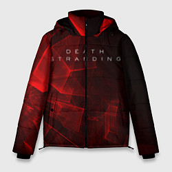 Куртка зимняя мужская DEATH STRANDING S, цвет: 3D-красный