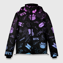 Куртка зимняя мужская BTS, цвет: 3D-красный