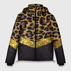 Мужская зимняя куртка Леопардовый принт