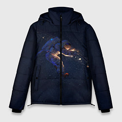 Куртка зимняя мужская Космонавт, цвет: 3D-черный