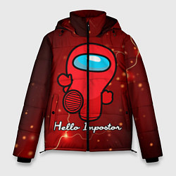 Куртка зимняя мужская Hello Impostor, цвет: 3D-черный