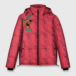 Куртка зимняя мужская Scooby-Doo, цвет: 3D-красный