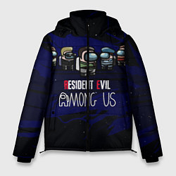Куртка зимняя мужская Among Us x Resident Evil, цвет: 3D-черный