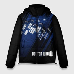 Куртка зимняя мужская Доктор Кто, цвет: 3D-черный