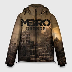 Куртка зимняя мужская Metro город-призрак, цвет: 3D-красный