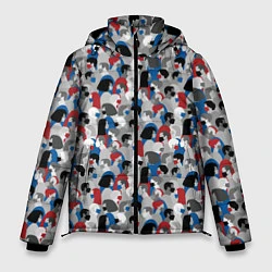 Куртка зимняя мужская Коронавирус, цвет: 3D-красный
