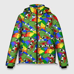 Куртка зимняя мужская ПЕПЕ КЛОУН, цвет: 3D-красный