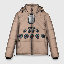 Куртка зимняя мужская Тетрадь смерти, цвет: 3D-светло-серый
