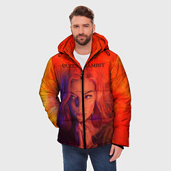 Куртка зимняя мужская Queens Gambit Ход Королевы, цвет: 3D-красный — фото 2