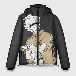 Куртка зимняя мужская Годжо Магическая Битва, цвет: 3D-черный