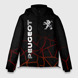 Куртка зимняя мужская PEUGEOT, цвет: 3D-черный