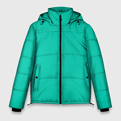 Мужская зимняя куртка Бискайский зеленый без рисунка
