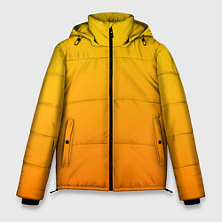 Куртка зимняя мужская Оранжевый градиент, цвет: 3D-черный