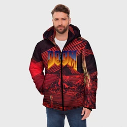 Куртка зимняя мужская DOOM ДУМ S, цвет: 3D-красный — фото 2