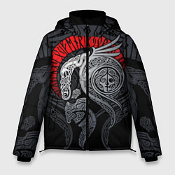 Куртка зимняя мужская Демон, цвет: 3D-черный