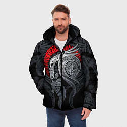 Куртка зимняя мужская Демон, цвет: 3D-черный — фото 2