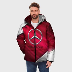 Куртка зимняя мужская MERCEDES BENZ S, цвет: 3D-красный — фото 2
