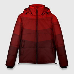 Куртка зимняя мужская Красный Градиент, цвет: 3D-черный