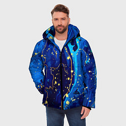 Куртка зимняя мужская СИНИЙ ГРАНИТ, цвет: 3D-черный — фото 2
