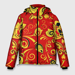 Куртка зимняя мужская ХОХЛОМА, цвет: 3D-красный