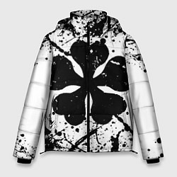 Куртка зимняя мужская Черный клевер,, цвет: 3D-светло-серый