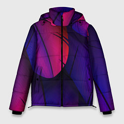 Мужская зимняя куртка Фиолетовые Перья