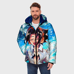 Куртка зимняя мужская Шаман Кинг, цвет: 3D-черный — фото 2