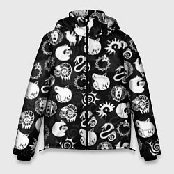 Куртка зимняя мужская SEVEN DEADLY SINS СИМВОЛЫ, цвет: 3D-черный