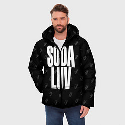 Куртка зимняя мужская Репер - SODA LUV, цвет: 3D-красный — фото 2
