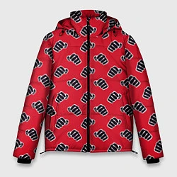 Куртка зимняя мужская Fight Club, цвет: 3D-красный