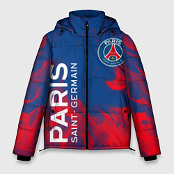 Куртка зимняя мужская ФК ПСЖ PARIS SAINT GERMAIN, цвет: 3D-черный