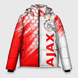 Куртка зимняя мужская FC AJAX AMSTERDAM ФК АЯКС, цвет: 3D-черный