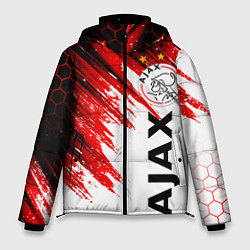 Куртка зимняя мужская FC AJAX AMSTERDAM ФК АЯКС, цвет: 3D-красный