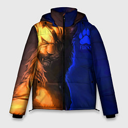 Куртка зимняя мужская Furry lion, цвет: 3D-черный