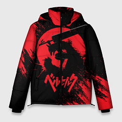Куртка зимняя мужская BERSERK red краска, цвет: 3D-черный