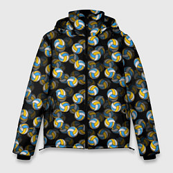 Куртка зимняя мужская Волейбол, цвет: 3D-светло-серый