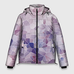 Куртка зимняя мужская Узор Мозаика, цвет: 3D-светло-серый