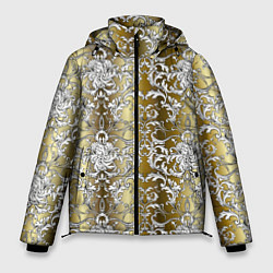 Мужская зимняя куртка Versace gold & white