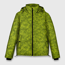 Мужская зимняя куртка Зеленый мраморный узор