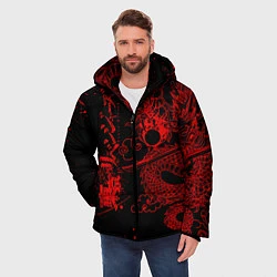 Куртка зимняя мужская ТОКИЙСКИЕ МСТИТЕЛИ КРАСНЫЙ ДРАКОН, цвет: 3D-черный — фото 2