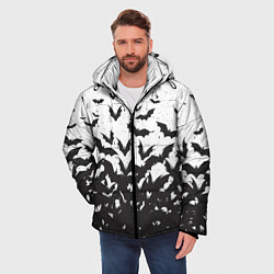 Куртка зимняя мужская Летучие кровососы, цвет: 3D-черный — фото 2