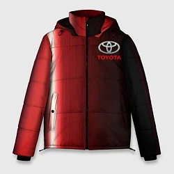 Куртка зимняя мужская Toyota В полоску, цвет: 3D-светло-серый