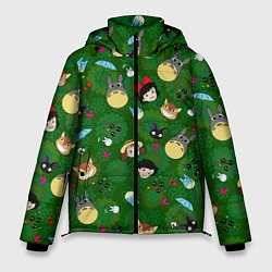 Куртка зимняя мужская Totoro&Kiki ALLSTARS, цвет: 3D-черный