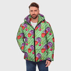 Куртка зимняя мужская Vegan Огород, цвет: 3D-черный — фото 2