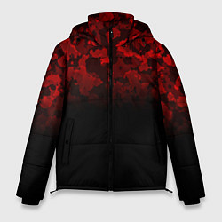 Мужская зимняя куртка BLACK RED CAMO RED MILLITARY