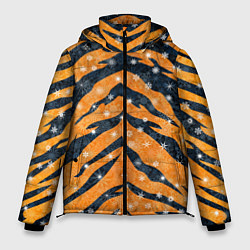 Мужская зимняя куртка Новогодняя шкура тигра