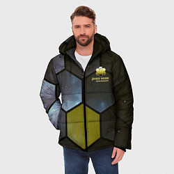 Куртка зимняя мужская JWST space cell theme, цвет: 3D-черный — фото 2