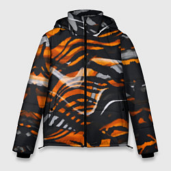 Куртка зимняя мужская Окрас тигра, цвет: 3D-красный