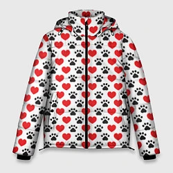 Куртка зимняя мужская Четвероногий Любимец, цвет: 3D-красный